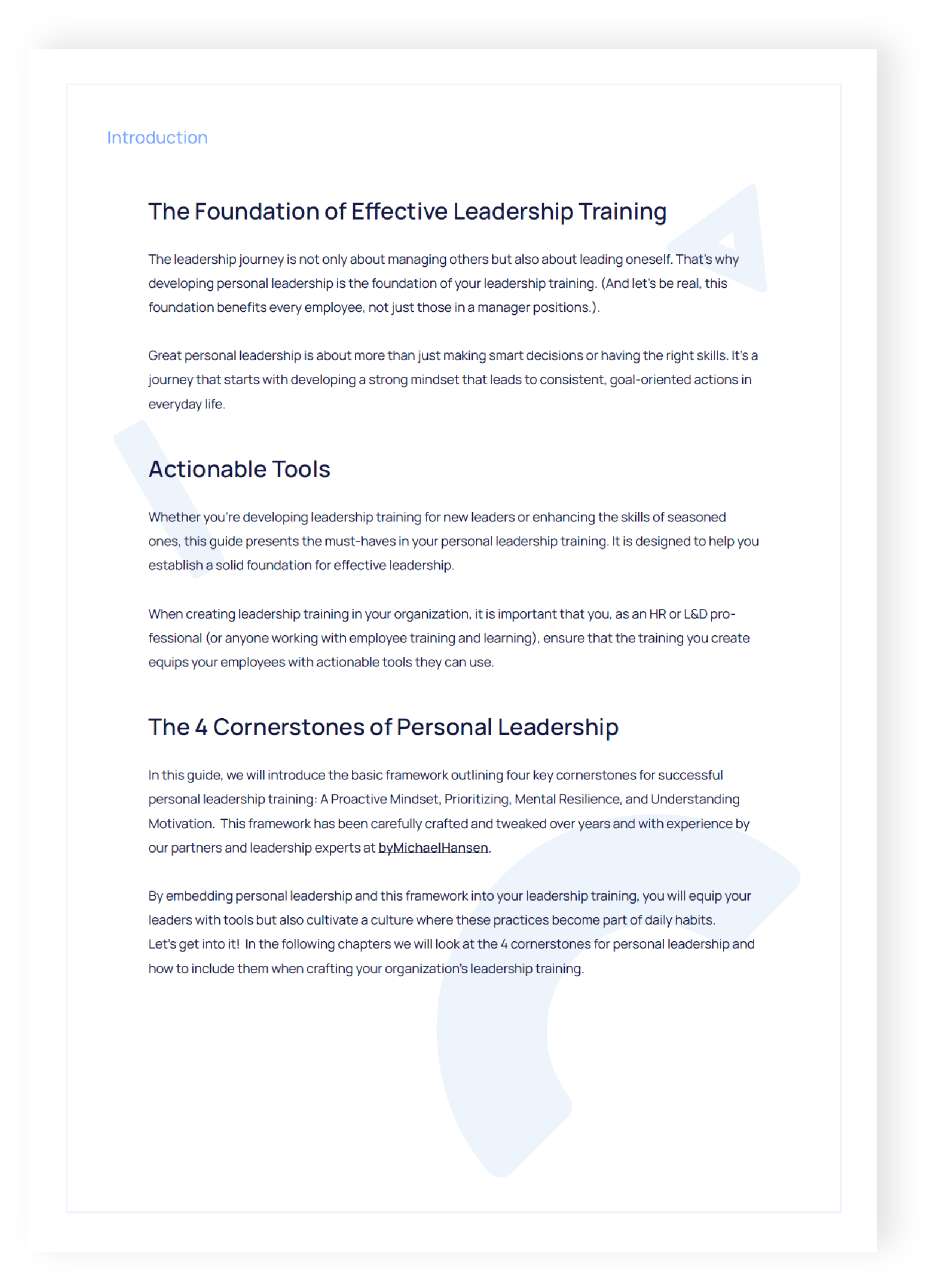 Guide: How to Build Better Leaders | Personal Leadership Training
